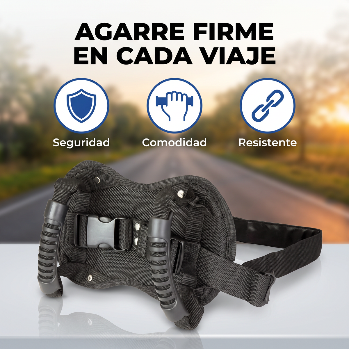 Cinturón de agarre para tu acompañante